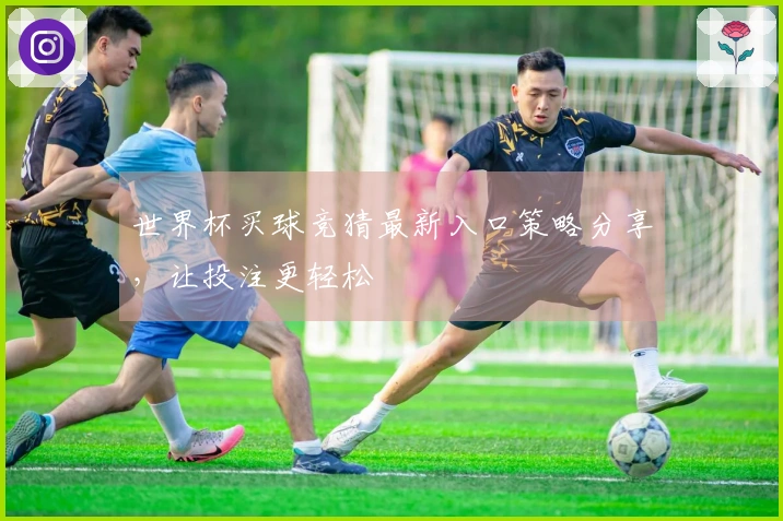 世界杯买球竞猜最新入口策略分享，让投注更轻松